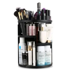 Outlet UNIQ 360° Roterende Make‑up Organizer – Zwart Make-Up Organizers